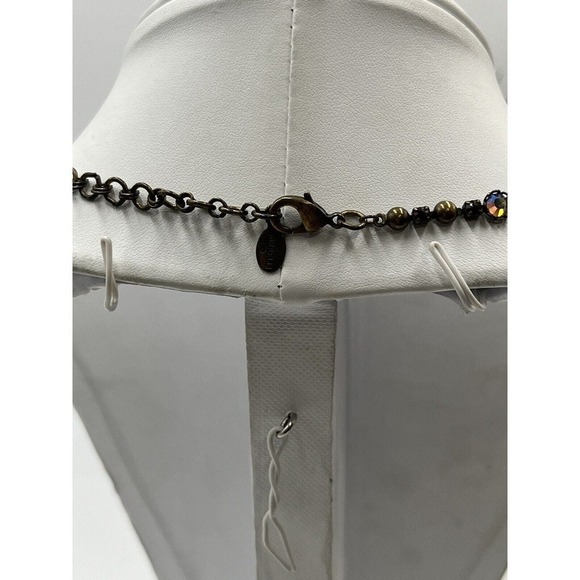 Sorrelli Classic Vintage Austrian AB Crystals Semi Precious stones Necklace - Picture 11 of 16